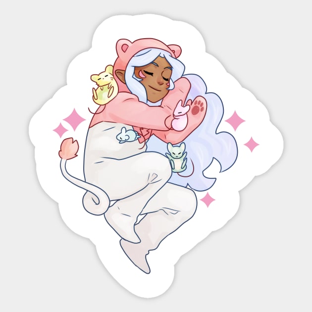 Allura PJ's Sticker by kickingshoes